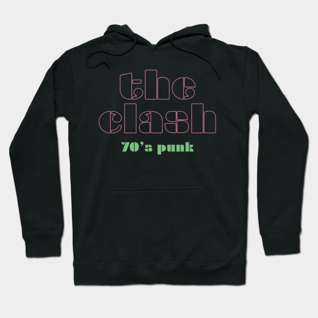 70's Punk The Clash Hoodie by KokaLoca